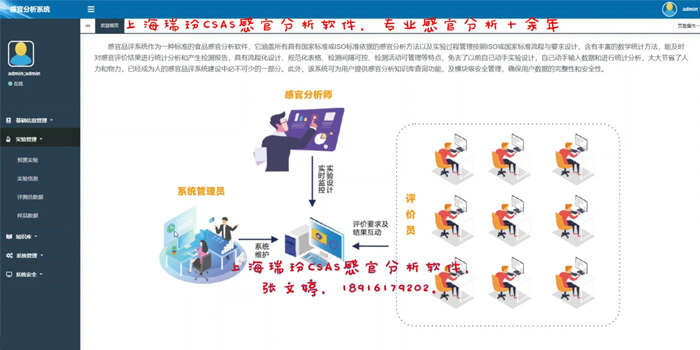 CSAS感官分析软件演示